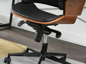 Fotel Clementine (sötét dió + fekete). 1110496