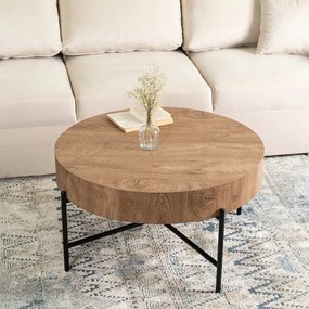 Dohányzóasztal tölgy színben. BELIEF