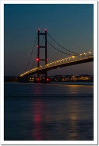 Poszterek keretben 40x60 Világító híd