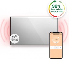 Klarstein La Palma 1000 smart, infravörös hősugárzó 2 az 1-ben, 120 x 60 cm, 1000 W, tükör elülső rész