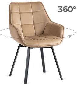 Forgó Étkezőszék Bézs Színben. LUNA