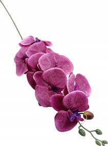 Művirág Orchidea Lila Mutatós Dekorációs Ág 92 CM