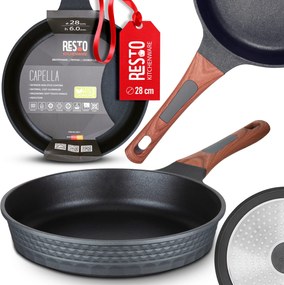 Serpenyő Resto Capella 28CM Indukciós Alumínium Tapadásmentes Bevonat