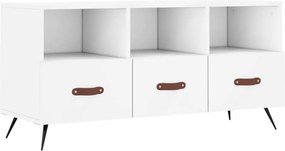 vidaXL fehér szerelt fa TV-szekrény 102 x 36 x 50 cm