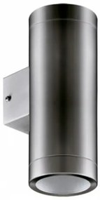 Strühm Aster 210x76 mm matt króm oldalfali kültéri lámpa GU-10-es foglalattal