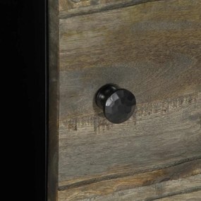 tömör fa mangó komód 80x33x75 cm