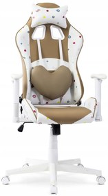 Irodai Forgószék Fehér/Barna Színben.CANDY