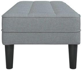 Pad Light Grey 113x57x39 cm Szövet