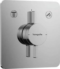Hansgrohe DuoTurn Q zuhany és fürdő csaptelep vakolat alatti rész nélkül króm 75414000