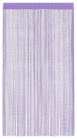 2 db lila zsinórfüggöny 100 x 250 cm
