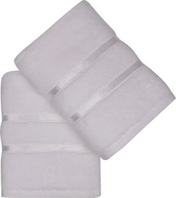 Dolce 2 db-os fehér pamut törölköző szett, 50 x 90 cm - Foutastic