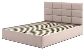 TORES kárpitozott ágy matrac nélkül (160x200 cm) Bézs