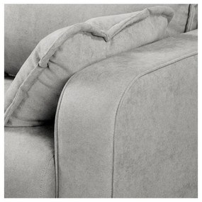 Világosszürke sarokkanapé (bal oldali) Beata – Ropez