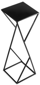 LOFT virágtartó állvány 70x23,5 cm fekete