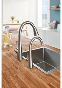 GROHE 32294DC2 - ZEDRA mosogató csaptelep, nemesacél
