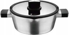 Alumínium Fazék Fedővel , Indukciós 24cm 3,9L Masterpro By Karol Oksara