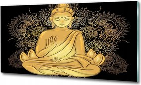 Fotó-kép edzett üveg Ülő Buddha 125x50