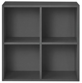 Boxie nyitott fali szekrény 80x80x37 cm antracit