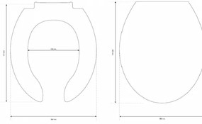 Cersanit K98-0002 - WC-ülőke mozgáskorlátozottak számára ETIUDA