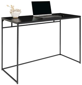 Vita íróasztal, fekete kerettel 100x45x75 cm