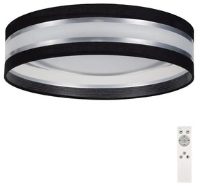 Belis LED Dimmelhető mennyezeti lámpa SMART CORAL LED/24W/230V fekete/szürke + távirányító BE0519