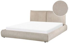 Franciaágy 160 cm Vetiver (szürkésbézs)  (ágyráccsal). 1076467