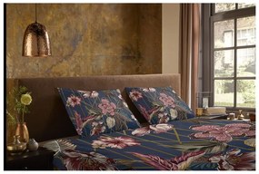 Sötétkék kétszemélyes-hosszabbított mikroszálas ágyneműhuzat 200x220 cm Jos – Good Morning