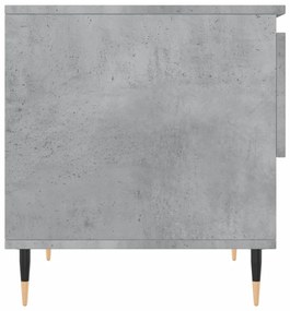 betonszürke szerelt fa dohányzóasztal 50 x 46 x 50 cm