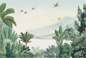 Fotótapéta Flizelin Hálószoba és Nappali Trópusi oázis 104x70