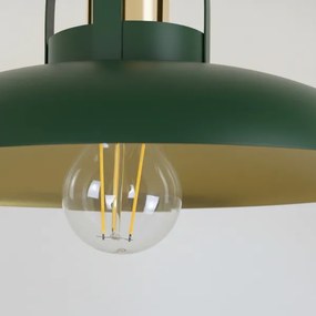 Brilagi - Felületre szerelhető csillár  FLAMENGO 1xE27/60W/230V zöld