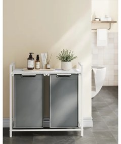 REX mosókosár fehér/szürke