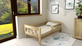 Gyerekágy NESTY 90 x 200 cm, fenyő Matrac: Coco Maxi matrac 20 cm, Ágyrács: Ágyrács nélkül