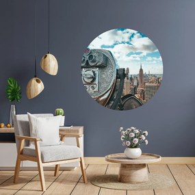 PIPPER. Textil kör alakú falmatrica "New York 2" Méret: 120cm
