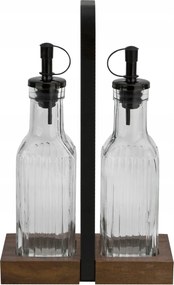 Kpl. Olíva- és ecetpalack állványon 229231