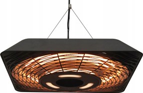 Függő Mennyezeti Radiátor Elektromos Terasz Távirányítóval Elegáns Fekete