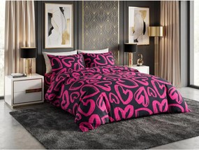 Mikroszálas ágyneműhuzat AMORYS rózsaszín Ágyneműhuzat mérete: 2 db 70 x 80 cm | 160 x 200 cm