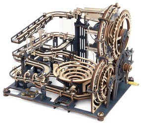 RoboTime - 3D Üveggolyó pálya puzzle Város akadályokkal