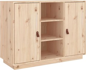 vidaXL tömör fenyőfa tálalószekrény 100 x 40 x 75 cm