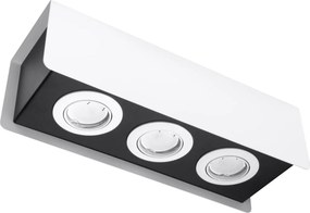 SOLLUX SL-0407 STEREO Kocka Mennyezeti Lámpa Fehér, Fekete GU10 IP20