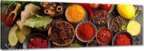 Vászonkép 120x40 Rusztikus Fűszerek
