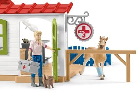 Schleich 42502 Állatorvosi rendelő háziállatoknak