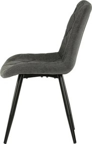 Étkezőszék, szürke, szövet, CT-382 GREY2