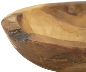 Tálca tipikus teak ø 25x5cm