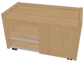 Verno mobil konténer 100 x 50 cm, jobb, világos tölgy