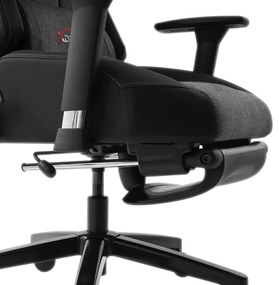 FIRTINA Massage TX 200 KG teherbírású szövet gamer szék lábtartóval, beépített masszázs- és fűtés funkcióval, 3D kartámasz