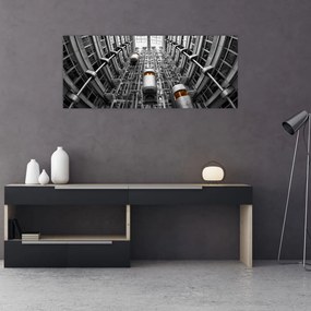 Lift az épületben képe (120x50 cm)