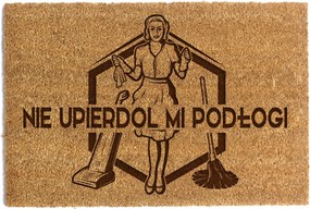 Lábtörlő Ajtó Alá 60 x 90cm Nem Alszik*alul Kókusz