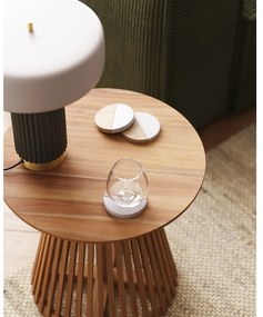 Irune teakfa tárolóasztal, ø 50 cm - Kave Home