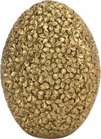 Tojås dekoråció 11 cm arany GJ0387 mƱanyag