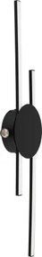 Eglo 902123 - VENTICELLO LED fali lámpatest LED/20W/230V + LED/0,91W fekete